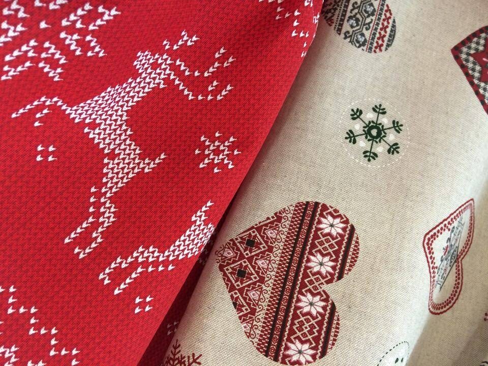 Świąteczne tkaniny