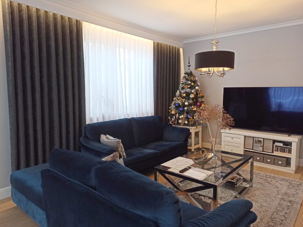 zasłony na święta